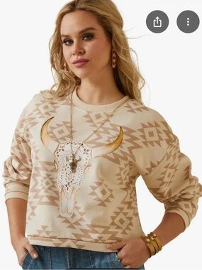 Ariat O’Keefe Sweatshirt in Brazilian Sand
